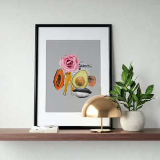 Surreal Vintage verrückte Kunst Poster