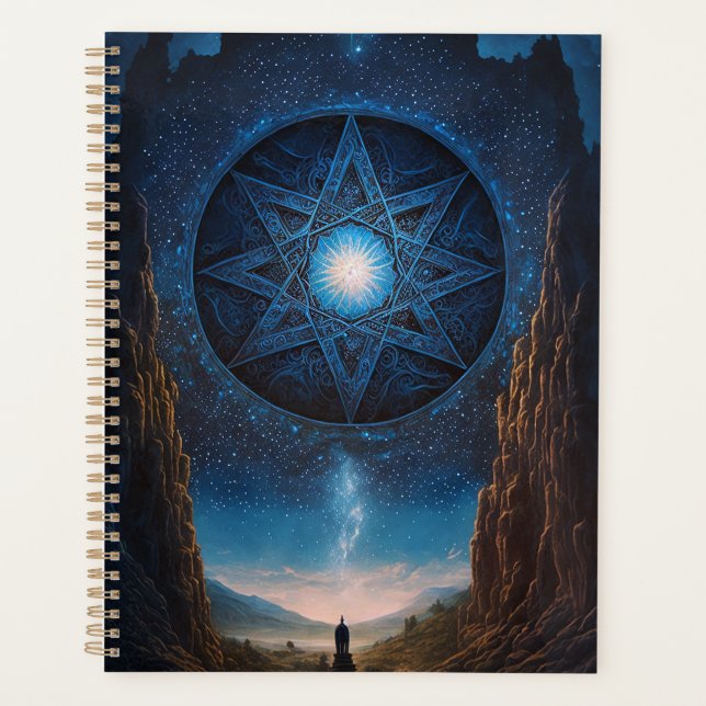Surreal Visionary Landscape Art Planner Planer (Vorderseite)