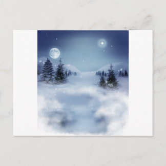 Surreal Winter Postkarte