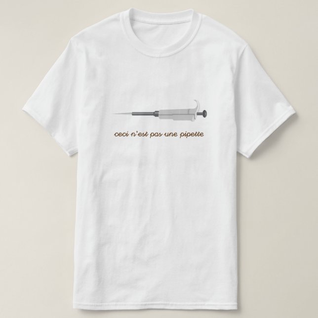 Surreal Wissenschaft - Pipette - der T - Shirt der (Design vorne)