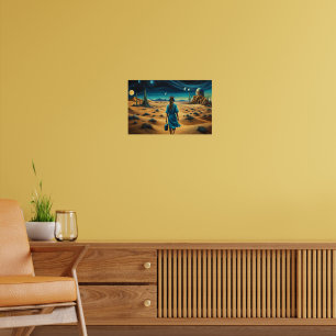 Surreal Wüste Dreamscape Art Print Poster