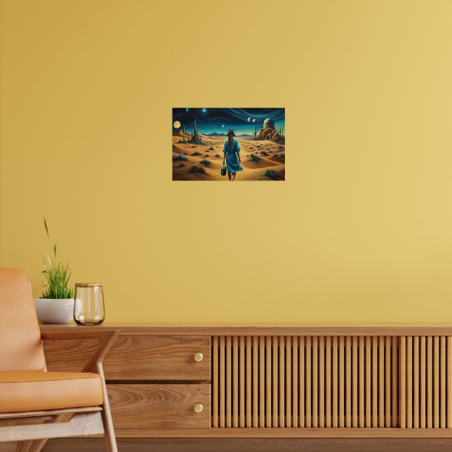 Surreal Wüste Dreamscape Art Print Poster (Wohnzimmer 2)