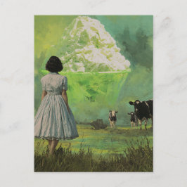 Surreal Yummy Limon Wüste in der Milchweide Postkarte