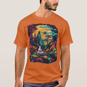 Surreal Zen Japanischer Garten T-Shirt