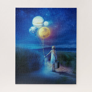 Surreal zieht in ihre Zukunft Puzzle