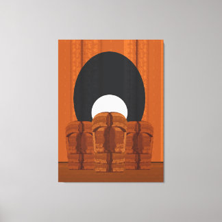 Surreale abstrakte Mysterien und Kontemplation Leinwanddruck