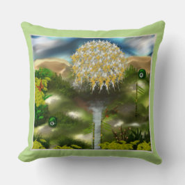 Surreale Augen Traum von Leuchtern Abstrakte Kunst Kissen