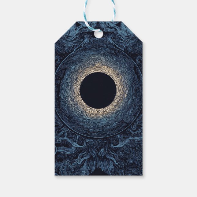 Surreale Eclipse mit mythischen Gesichtspunkten Geschenkanhänger (Vorderseite)