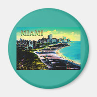 Surreale Farben von Miami Beach Florida