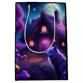 Surreale Hütte im Wald Mittlere Geschenktüte