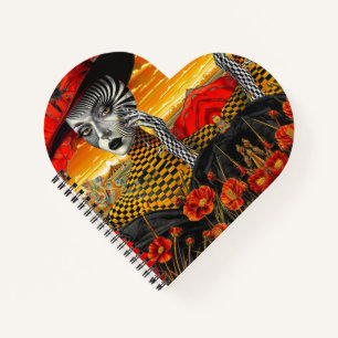 "Surreale Illusionen: Die Zauberin der Muster - Notizbuch