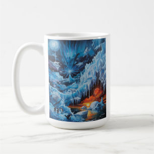 Surreale polare Fantasie Aurora Borealis Kaffeetasse
