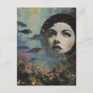 Surreale Sicht auf das Meer Postkarte