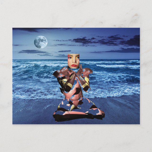 Surreale Träume Postkarte (Vorderseite)