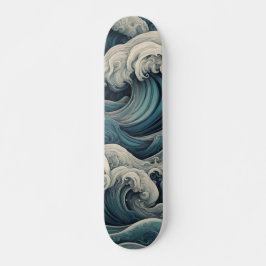 Surreale Waves: Ocean Dreamscape Skateboard