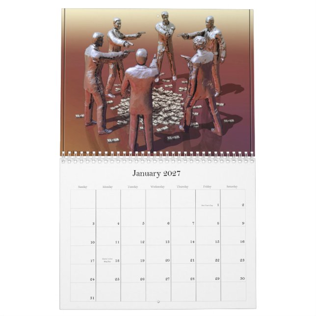 Surrealer Bildkalender Kalender (Jan 2027)