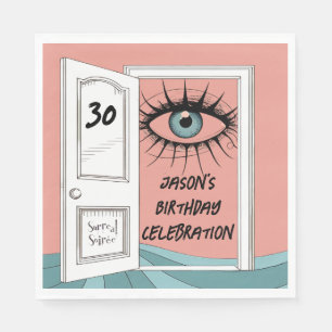Surrealer Geburtstag, 30. Surrealismus Serviette