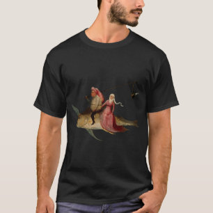 Surrealer Hieronymus-Bosch-Fischreiter T-Shirt