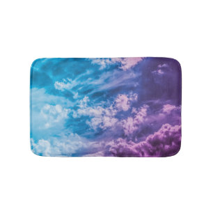 Surrealer Himmel, traumhafte abstrakte Kunst. Badematte