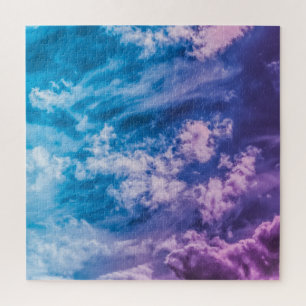 Surrealer Himmel, traumhafte abstrakte Kunst. Puzzle
