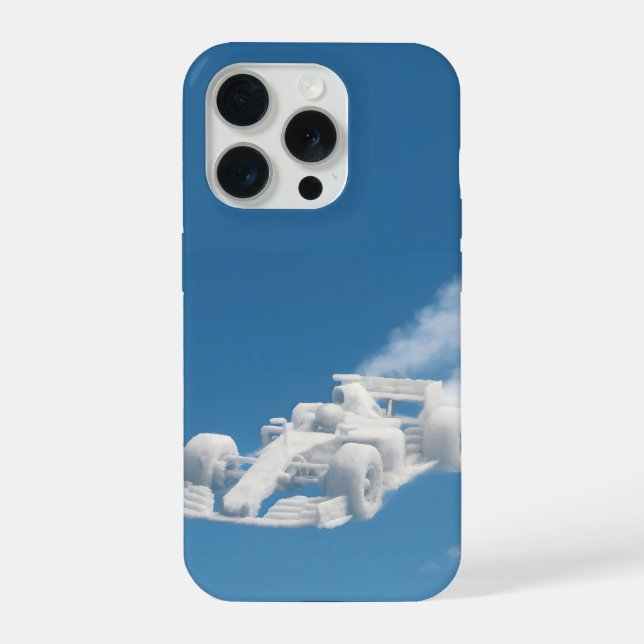 Surrealer iPhone-Wolkenrenner-Schutzhülle iPhone Hülle (Rückseite)