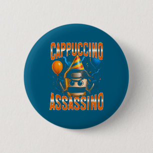 Surrealer italienischer Brainrot-Cappuccino-Ino-Ge Button