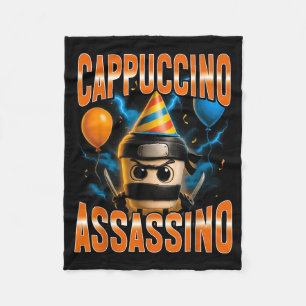 Surrealer italienischer Brainrot-Cappuccino-Ino-Ge Fleecedecke
