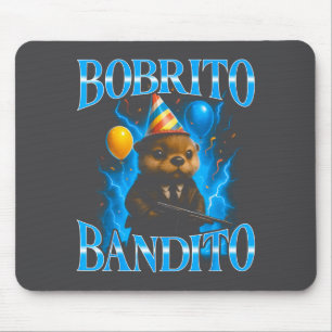 Surrealer italienischer Brainrot-Meme-Bobrito-Band Mousepad