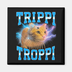 Surrealer italienischer Brainrot-Meme-Trip-Trop-Ka Magnet