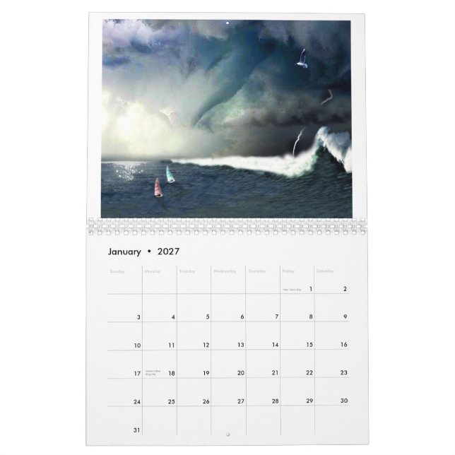 SURREALER KALENDER (Jan 2027)