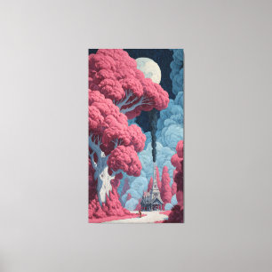 Surrealer Landschaft-Traumlandschaft Ölmalerei Far Leinwanddruck