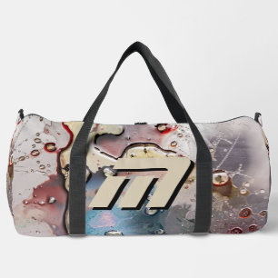 Surrealer metallischer Fluid-Kunststoff mit indivi Duffle Bag