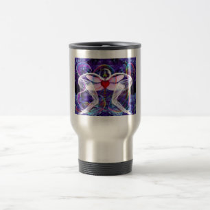 Surrealer psychedelischer Libellen-Flieger Reisebecher