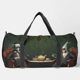 Surrealer Teetime auf der seltsamen Seite. 12 Duffle Bag