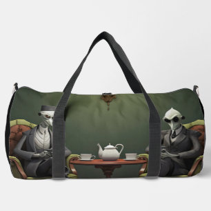 Surrealer Teetime auf der seltsamen Seite. 16 Duffle Bag