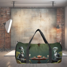 Surrealer Teetime auf der seltsamen Seite. 6