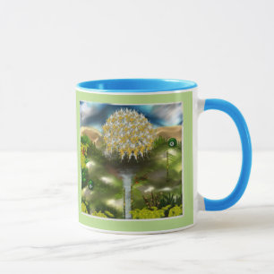 Surrealer Traum der Lüster Tasse