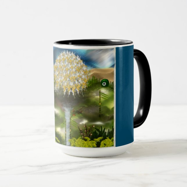 Surrealer Traum der Lüster Tasse (VorderseiteRechts)
