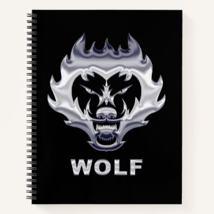 Surrealer Wolf Notizbuch
