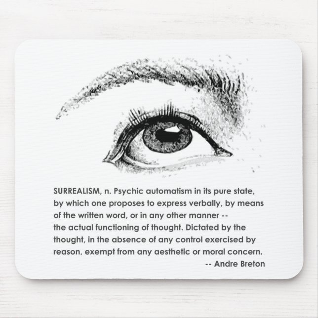 Surrealismus definiert mousepad (Vorne)