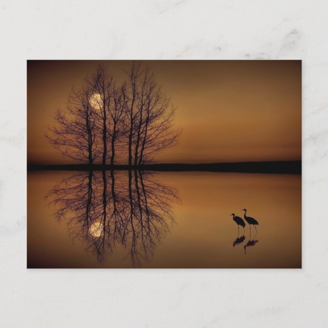 Surrealismus-Postkarte Postkarte (Vorderseite)