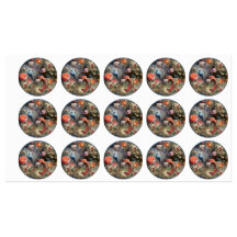 Surrealist Art mit Blume & Vögeln