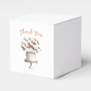 Surrealist, Balloons und Geburtstagskuchen Vielen  Geschenkschachtel