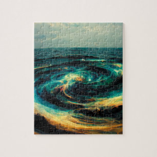 Surrealistic A Galaxy   Of Ocean Puzzle