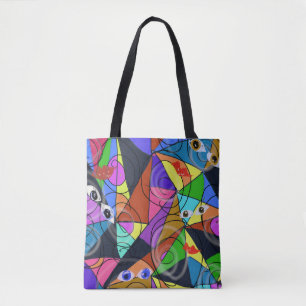 Surrealistische abstrakte geometrische Muster mit 