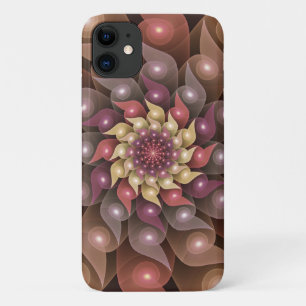 Surrealistische glänzende Blumen moderne abstrakte Case-Mate iPhone Hülle