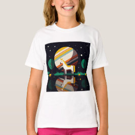 Surrealistische Illustration eines Pferdes T-Shirt