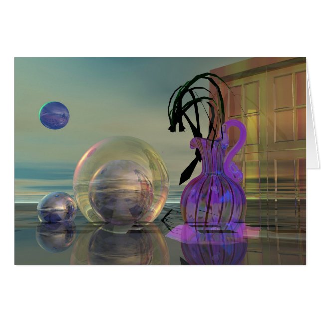 Surrealistische Karte 3d (Vorderseite (Horizontal))