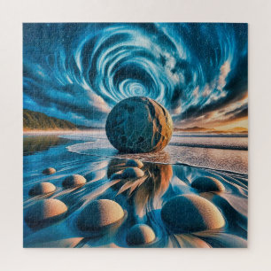 Surrealistische kosmische Gestade Puzzle