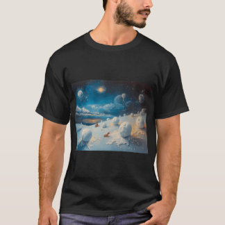 Surrealistische Schneebälle T-Shirt
